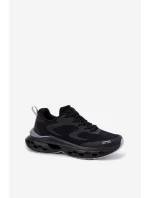 Buty Sportowe Męskie Na Platformie Big Star RR174022 Hi-Poly System Czarne