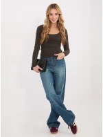 Blúzka WT BZ A1174.29P tmavohnedá