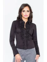 Dámska košeľa M012 - fígľov