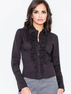 Dámska košeľa M012 - fígľov