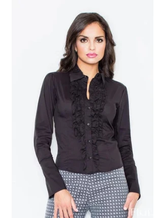 Dámska košeľa M012 - fígľov