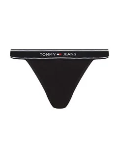 Dámske tangá UW0UW05122 BDS Black - Tommy Hilfiger