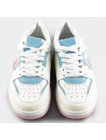 Bielo-svetlo modré dámske športové topánky (AD-555)