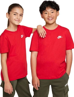 Detské tričko Nike Sportswear červené FZ5177 657