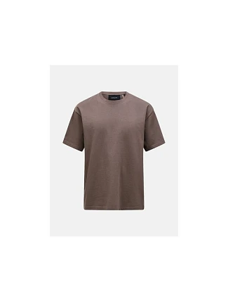 Pánske tričko PEAK PERFORMANCE M Heavy Cotton Tee, hnedé Pánske tričko PEAK PERFORMANCE M Heavy Cotton Tee, hnedé