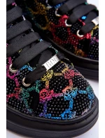 Buty Sportowe Na Platformie Dżety GOE MM2N4009 Czarne