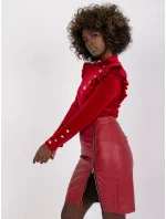 Blúzka DHJ BZ 6533A.44P gaštanová Blúzka DHJ BZ 6533A.44P gaštanová