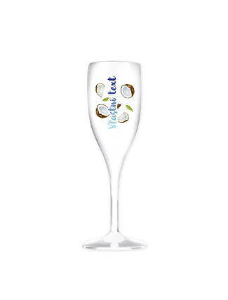 Personalizovaná nerozbitná pohár na prosecco s letným ovocím Personalizovaná nerozbitná pohár na prosecco s letným ovocím