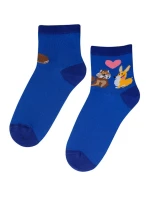 PERFECT WOMAN Valentínske vzorované ponožky pre ženy