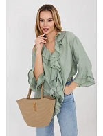 Košeľa s dlhým rukávom model 225521 Taliansko Moda Košeľa s dlhým rukávom model 225521 Taliansko Moda