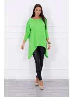 Oversize blúzka svetlo zelená