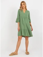 Šaty D73761M30214C khaki