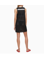 Plážové šaty KW0KW01001-BEH čierna - Calvin Klein