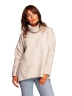 Mikina s rolákom a pulóvrom BK086 - BeWear