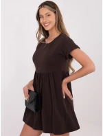 Šaty RV SK 5672.03P tmavohnedé Šaty RV SK 5672.03P tmavohnedé