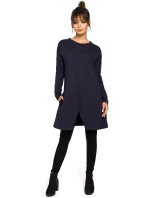Dámska tunika B042 Tmavomodrá - BeWear Dámska tunika B042 Tmavomodrá - BeWear