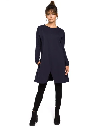 Dámska tunika B042 Tmavomodrá - BeWear Dámska tunika B042 Tmavomodrá - BeWear