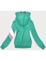 Zelená dámska mikina (2301)