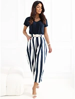 IT nohavice SP 976981.30 tmavo modré a biele