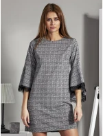 Šaty MI SK 17331.91 čiernobiele Šaty MI SK 17331.91 čiernobiele