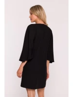 Dámske mini šaty S426 Black - Stylove Dámske mini šaty S426 Black - Stylove