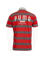Pánske tričko Puma Polo red-grey 558241 09 pánske