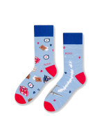 Pánske vzorované nepárové ponožky More 079