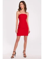 Dámske šaty K131 Červená - Makover Dámske šaty K131 Červená - Makover