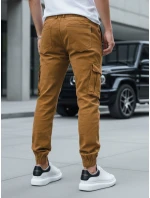Pánske bojové nohavice hnedé FashionStreet UX4174 Pánske bojové nohavice hnedé FashionStreet UX4174
