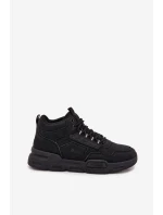 Sneakersy Męskie Big Star SS174282 HI-POLY SYSTEM Czarne