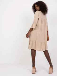 Dámske šaty-D73761M30214A2-béžové