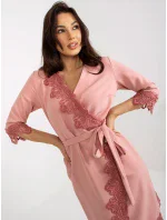 Šaty LK SK 507347.35P tmavoružové Šaty LK SK 507347.35P tmavoružové