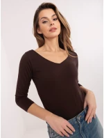 Blúzka RV BZ A1190.16 tmavohnedá
