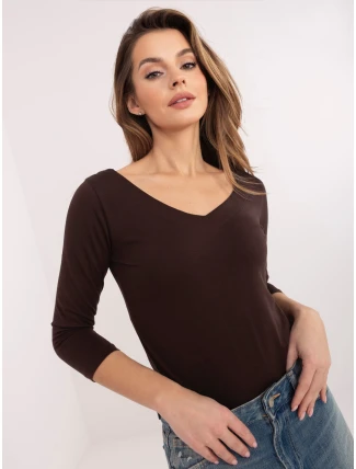 Blúzka RV BZ A1190.16 tmavohnedá
