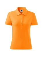 Bavlnené polo tričko tangerine orange