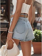 Dámske džínsové šortky SPARKLOVE blue FashionStreet SY0474