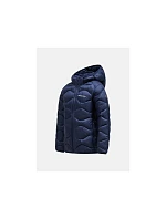 Detská péřová bunda Peak Performance Jr Helium Down Hood Jacket, farba tmavomodrá