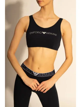 Nevystužená braletka 164403 1P227 00020 čierna - Emporio Armani