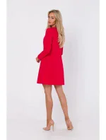 Dámske šaty M753 Červená - MOE Dámske šaty M753 Červená - MOE