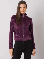 Mikina RV BL 7303.98P tmavo fialová
