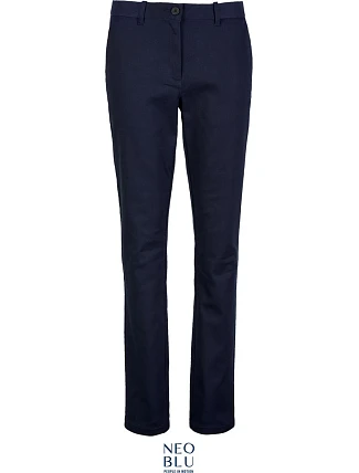 NEOBLU Gustave Women Dámske chino nohavice 24.3179 night blue NEOBLU Gustave Women Dámske chino nohavice 24.3179 night blue