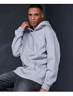 Build your Brand BB 006 Oversize mikina s kapucňou z hrubej bavlny 56.B006 čierna