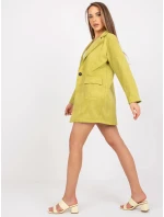 Dámsky kabát 15286 horčicový - FPrice Dámsky kabát 15286 horčicový - FPrice