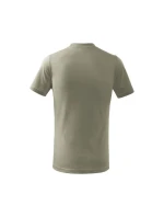 Basic Malfini Jr MLI-13828 svetlé khaki tričko