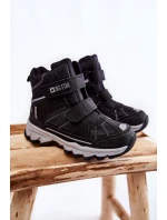 Dziecięce Botki Trapery Memory Foam Big Star KK374157 Czarne