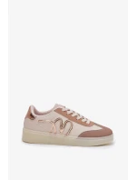 Niskie Buty Sportowe Damskie Z Eko Skóry Beżowe Iladira