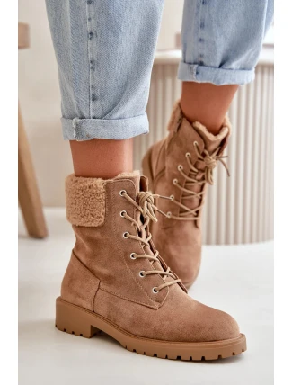 Dámske členkové topánky QT86 Taupe Brown - Seastar Dámske členkové topánky QT86 Taupe Brown - Seastar