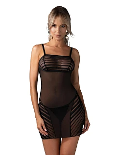 Dámska sexy košieľka Lune Bellis Chemise black - Obsessive