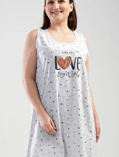 Dámska nočná košeľa na ramienka Love