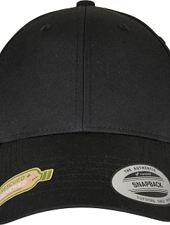 Flexfit 7706RS 6-panelová snapbacková čiapka „Recycled“ 55.06RS čierna